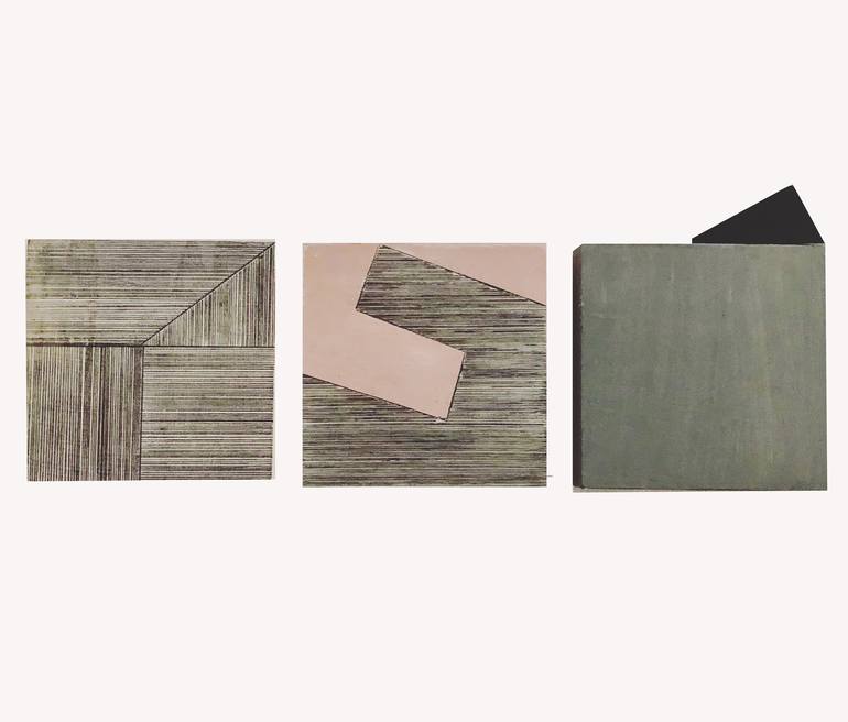 Original Minimalism Abstract Paintings by Hanna Ten Doornkaat