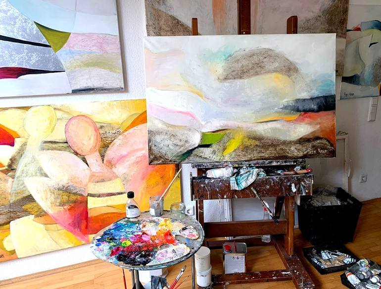 Original Abstract Painting by Iren Krum