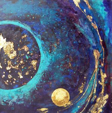 Print of Outer Space Paintings by Adriana Vasile