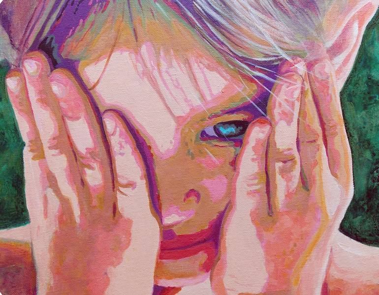 Original Figurative Portrait Painting by Adriana Vasile