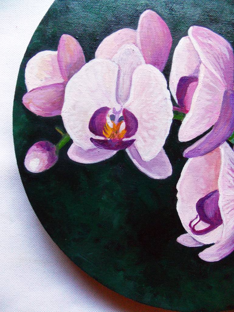 Original Figurative Floral Painting by Adriana Vasile