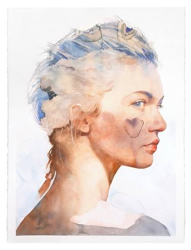 Print of Figurative Portrait Paintings by ORIOL ANGRILL JORDA