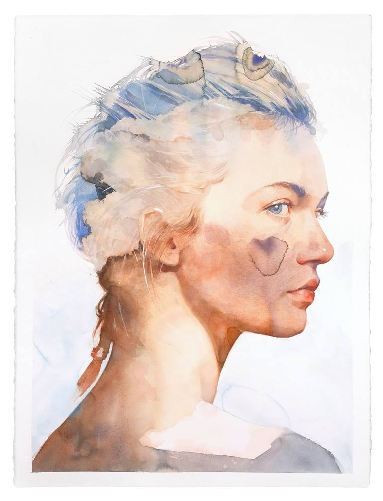 Original Figurative Portrait Paintings by Oriol Angrill Jorda