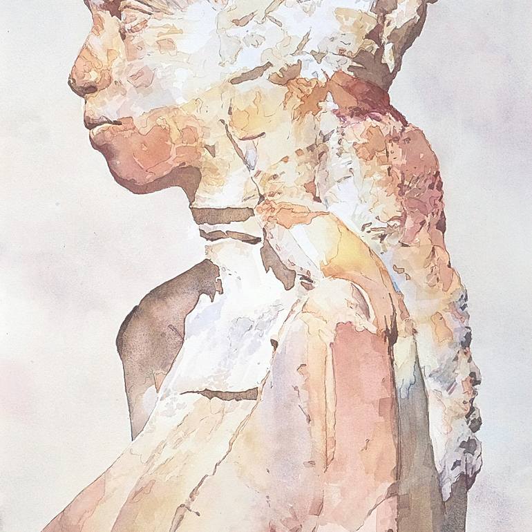 Original Figurative Women Painting by ORIOL ANGRILL JORDA