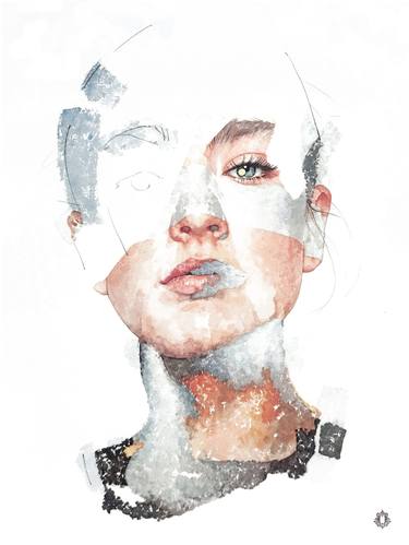 Print of Figurative Portrait Paintings by ORIOL ANGRILL JORDA