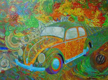 Print of Surrealism Transportation Paintings by DIDILLON ART