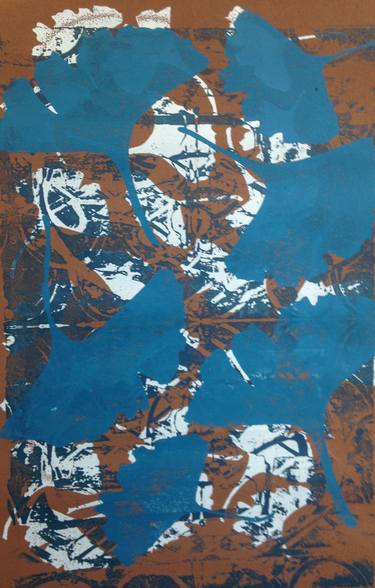 Original Abstract Printmaking by Chandra Brooks