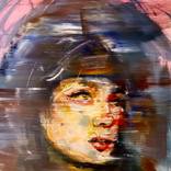 Pink Portrait by Chris Silver