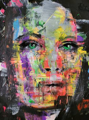 Original Pop Art People Paintings by Chris Silver