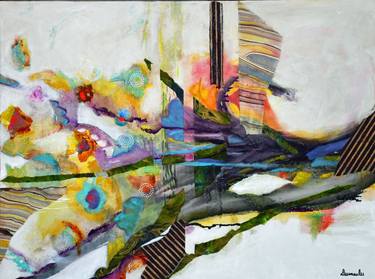 Original Abstract Paintings by Dominique Desmeules