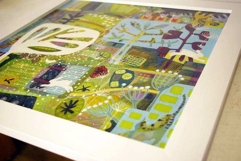 Original Contemporary Fantasy Painting by Rachael Cawley