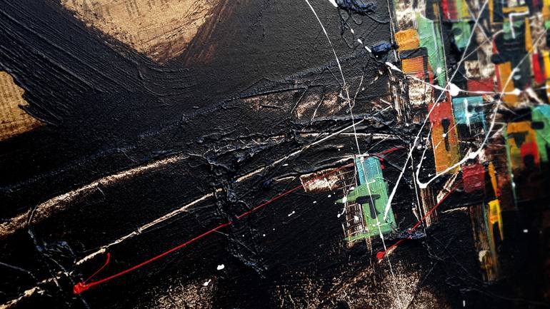 Original Abstract Expressionism Abstract Painting by Federico Butler