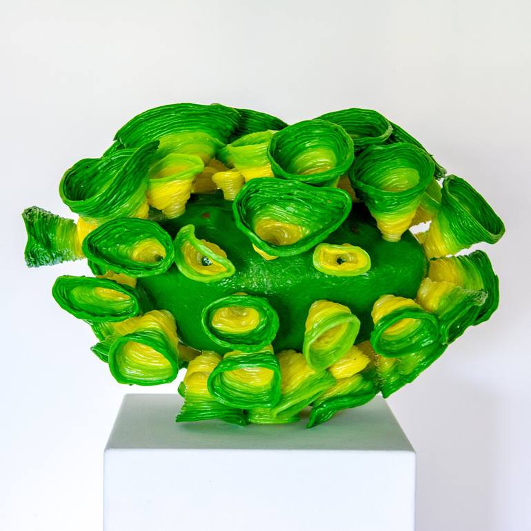 Original Abstract Botanic Sculpture by Marina Schreiber