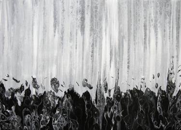 Original Black & White Nature Paintings by Maen Duppa