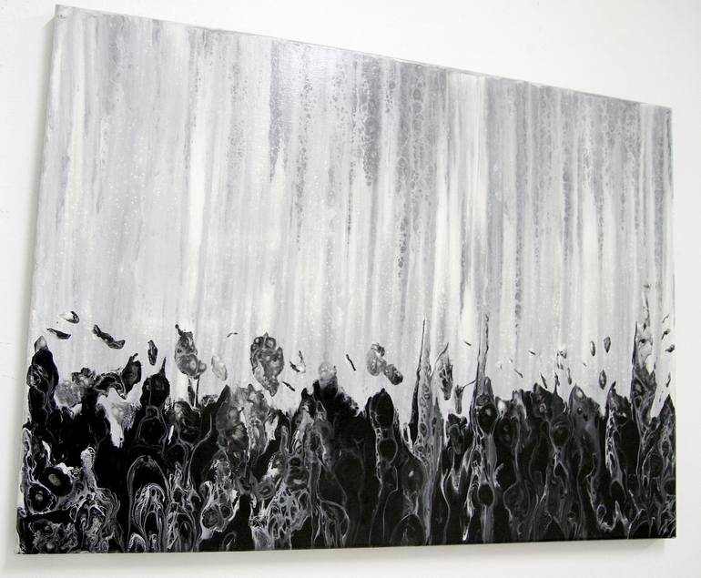 Original Black & White Nature Painting by Maen Duppa