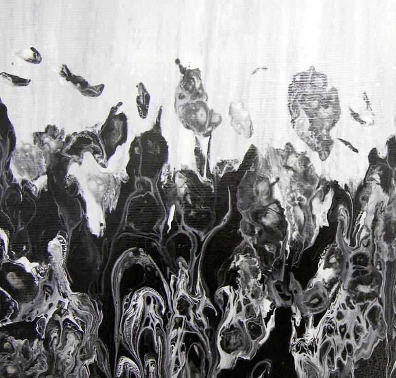 Original Black & White Nature Painting by Maen Duppa