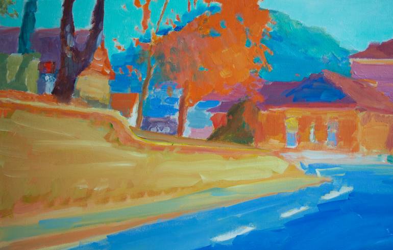 Original Other Landscape Painting by Dumitru Bostan Junior