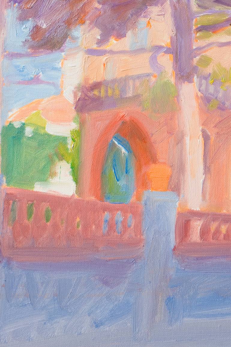 Original Impressionism Landscape Painting by Dumitru Bostan Junior