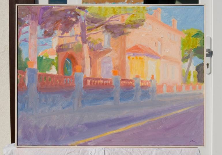 Original Impressionism Landscape Painting by Dumitru Bostan Junior