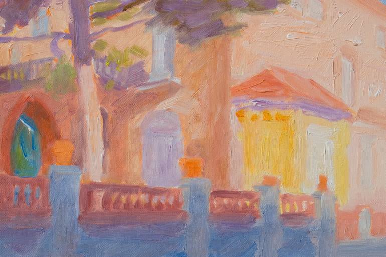 Original Impressionism Landscape Painting by Dumitru Bostan Junior