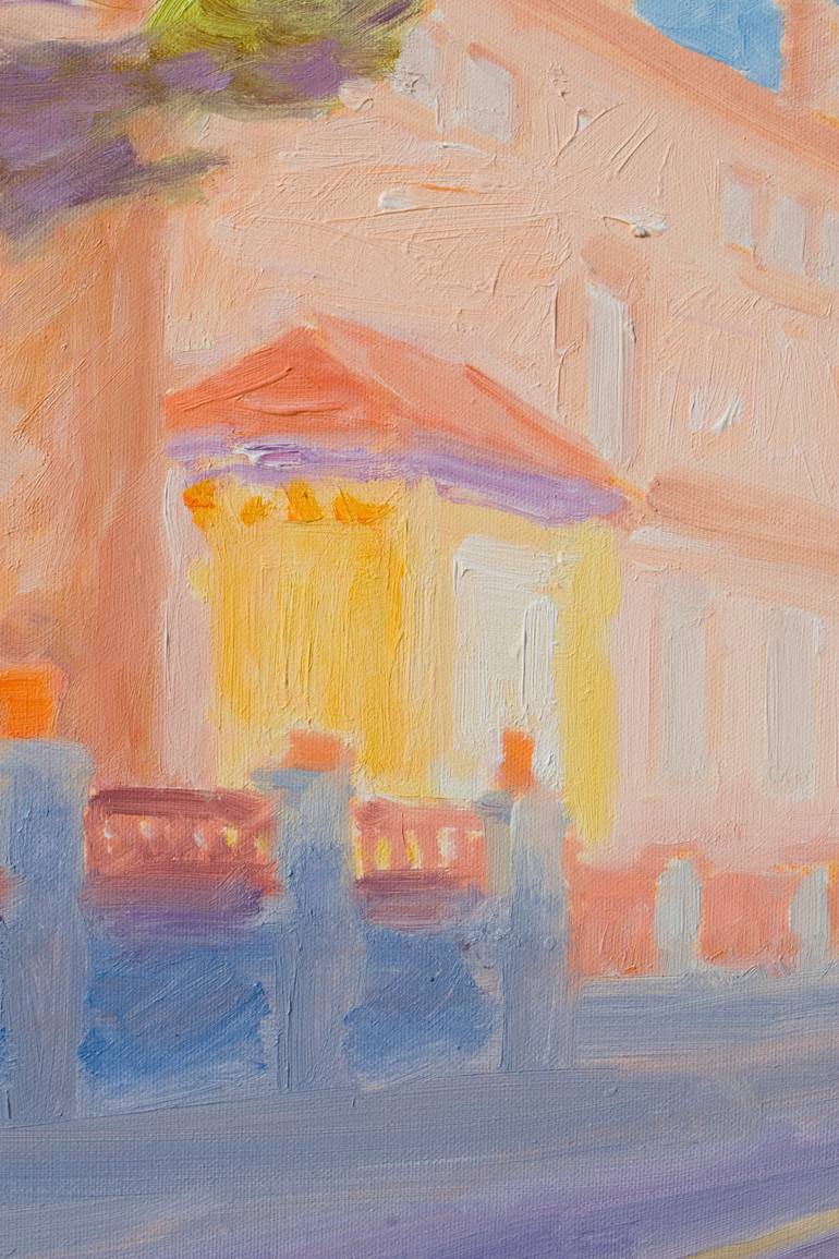 Original Impressionism Landscape Painting by Dumitru Bostan Junior