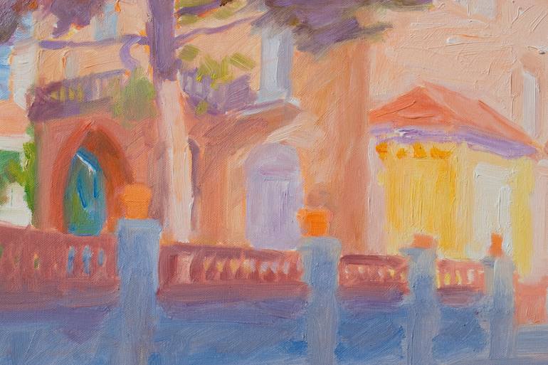 Original Impressionism Landscape Painting by Dumitru Bostan Junior