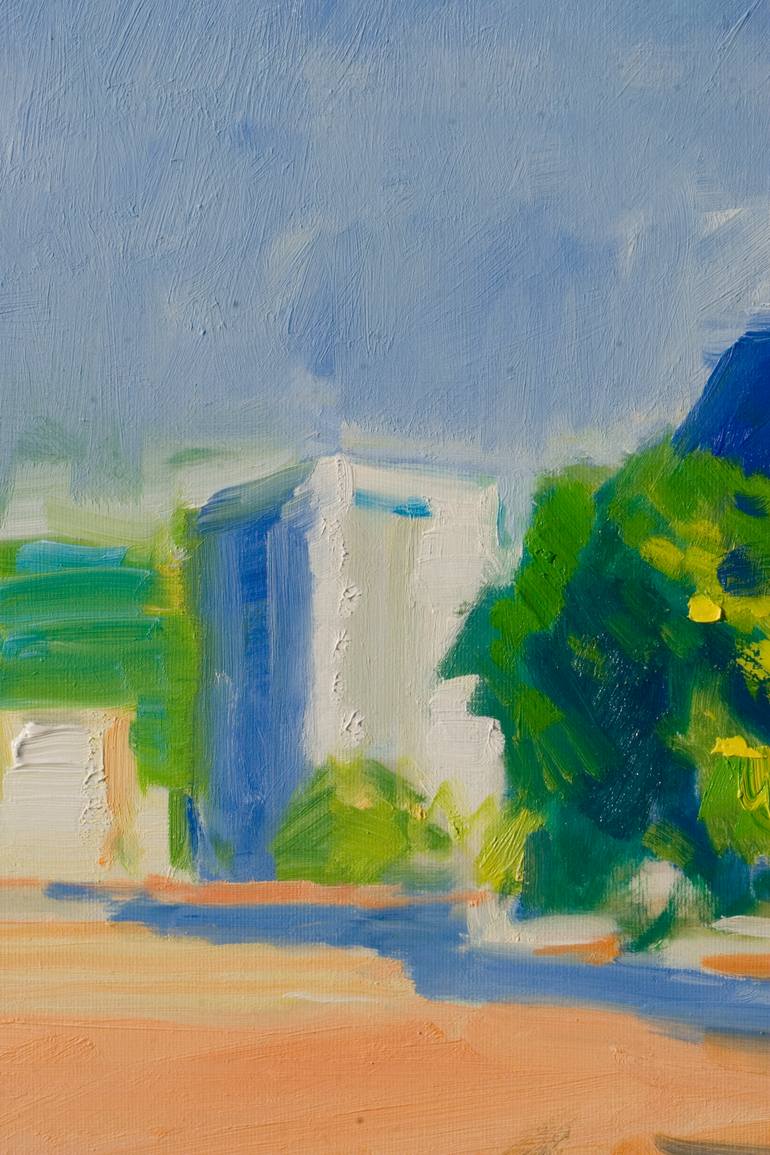 Original Impressionism Landscape Painting by Dumitru Bostan Junior