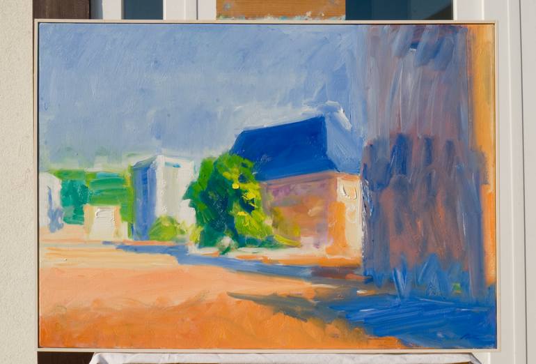 Original Impressionism Landscape Painting by Dumitru Bostan Junior