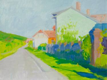 Original Impressionism Landscape Paintings by Dumitru Bostan Junior