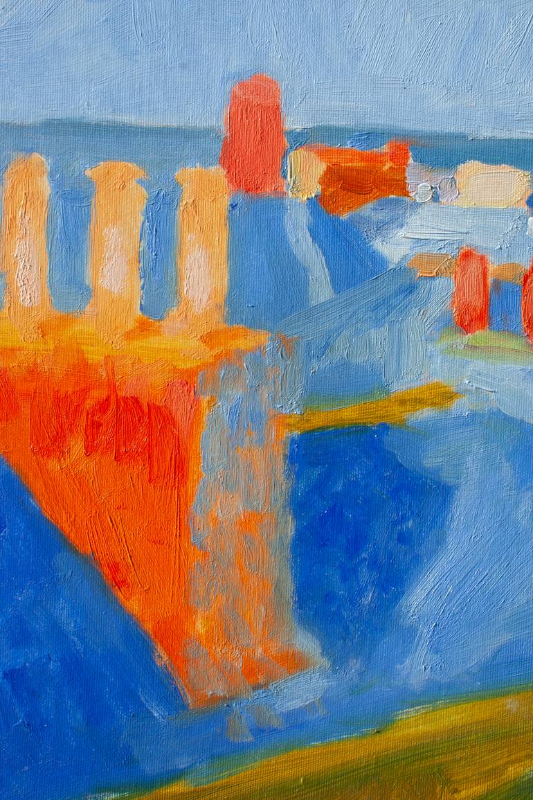 Original Impressionism Landscape Painting by Dumitru Bostan Junior