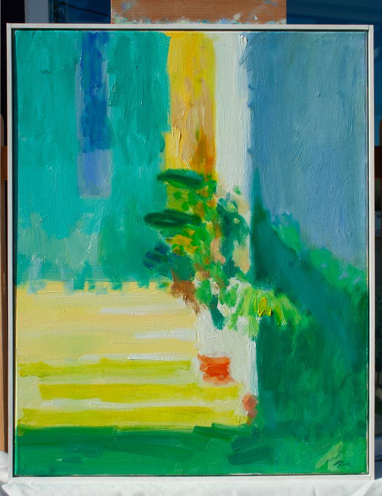 Original Impressionism Landscape Painting by Dumitru Bostan Junior