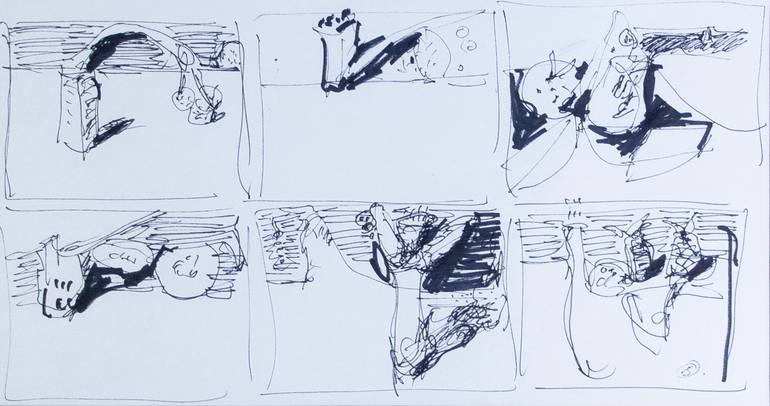 Original Contemporary Still Life Drawing by Dumitru Bostan Junior