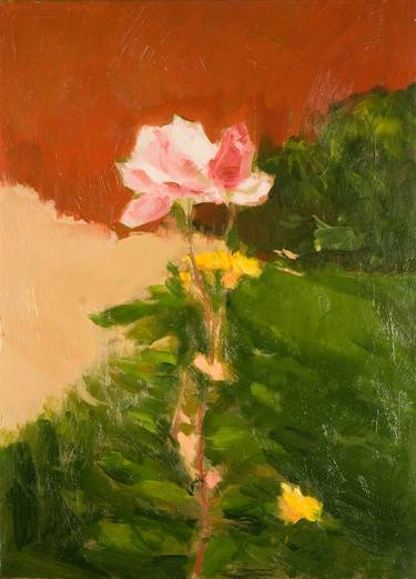 Original Impressionism Floral Paintings by Dumitru Bostan Junior