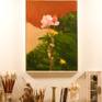 An work inspired by nature. An oil on canvas painting.
