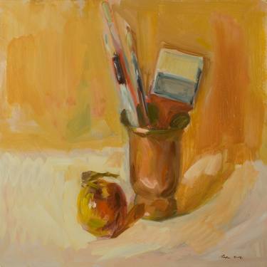 Still Life with paint brushes thumb