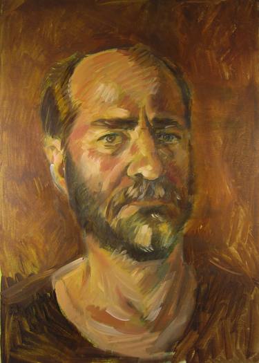 Original Impressionism Portrait Paintings by Dumitru Bostan Junior