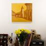 Inspired by the old town of Piatra-Neamt.
An oil on canvas painting.