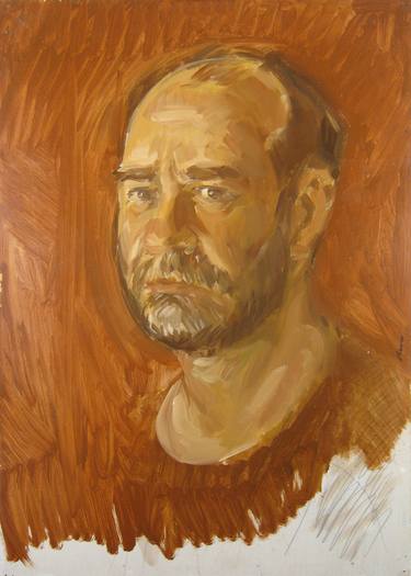 Original Impressionism Portrait Paintings by Dumitru Bostan Junior