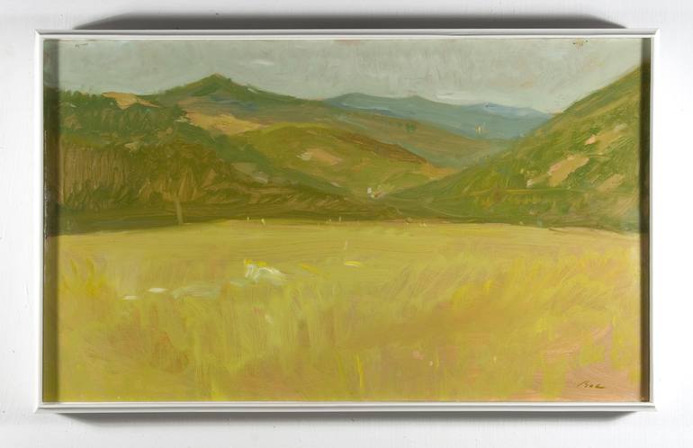 Original Impressionism Landscape Painting by Dumitru Bostan Junior