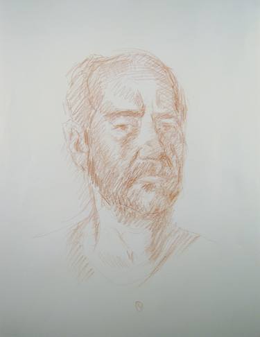 Print of Portrait Drawings by Dumitru Bostan Junior
