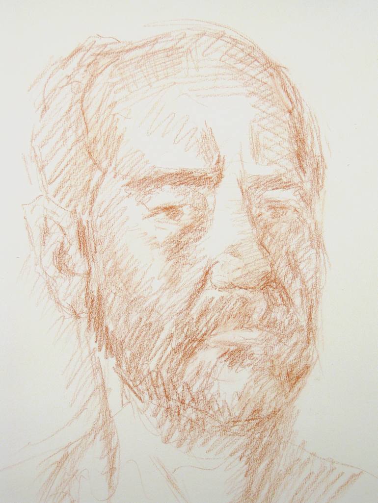 Original Portrait Drawing by Dumitru Bostan Junior