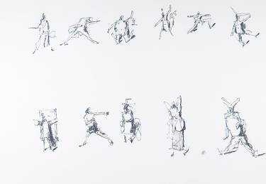 Print of Figurative Culture Drawings by Dumitru Bostan Junior