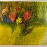 A floral oil on canvas painting made in Piatra-Neamt in 2017.