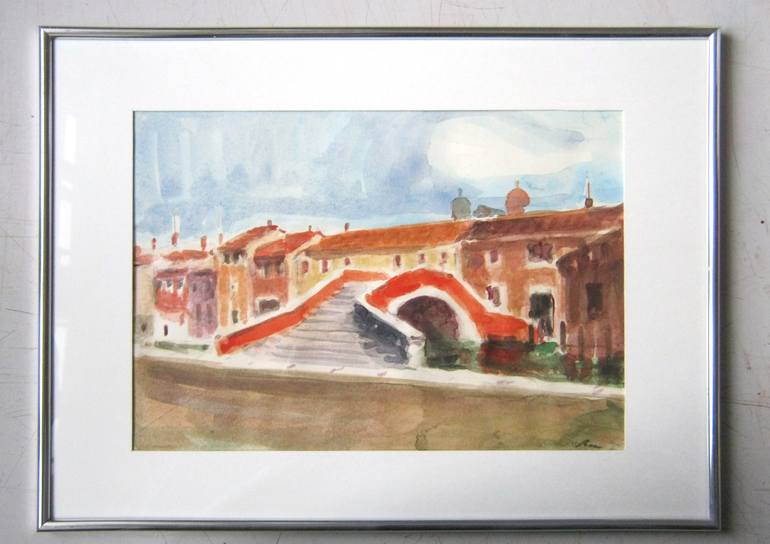 Original Realism Landscape Painting by Dumitru Bostan Junior