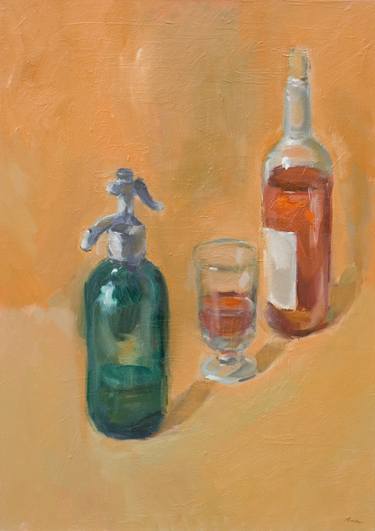 Original Impressionism Still Life Paintings by Dumitru Bostan Junior