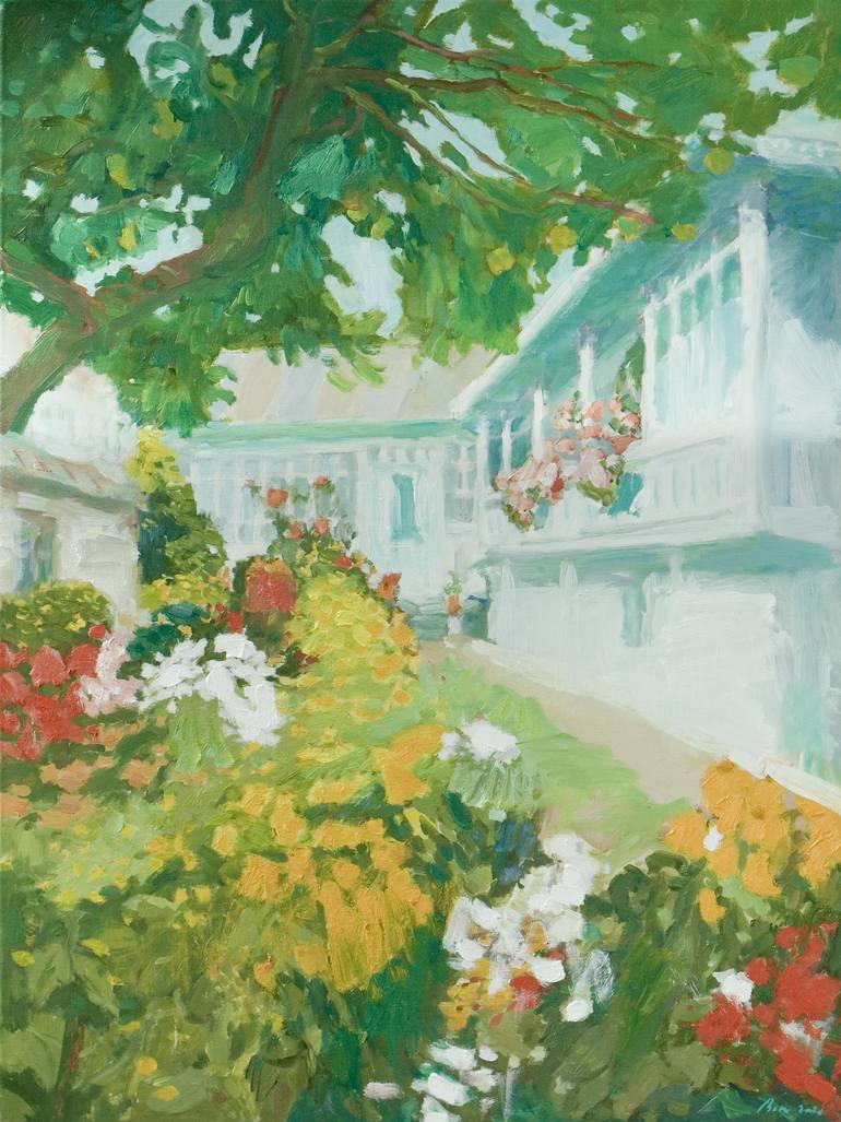 Print of Impressionism Landscape Paintings by Dumitru Bostan Junior