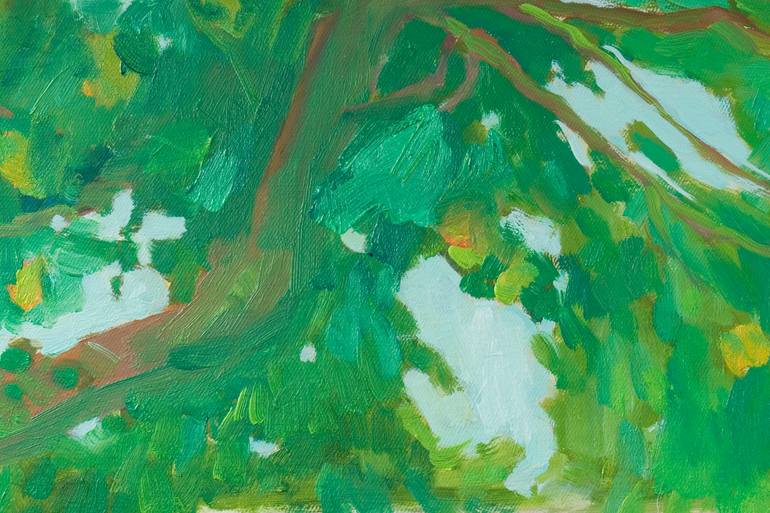 Original Impressionism Landscape Painting by Dumitru Bostan Junior