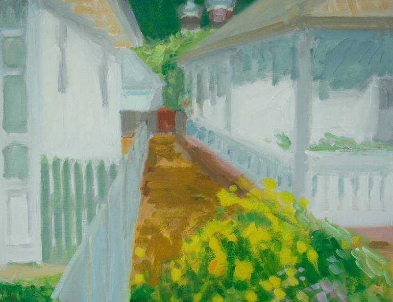 Original Impressionism Landscape Painting by Dumitru Bostan Junior