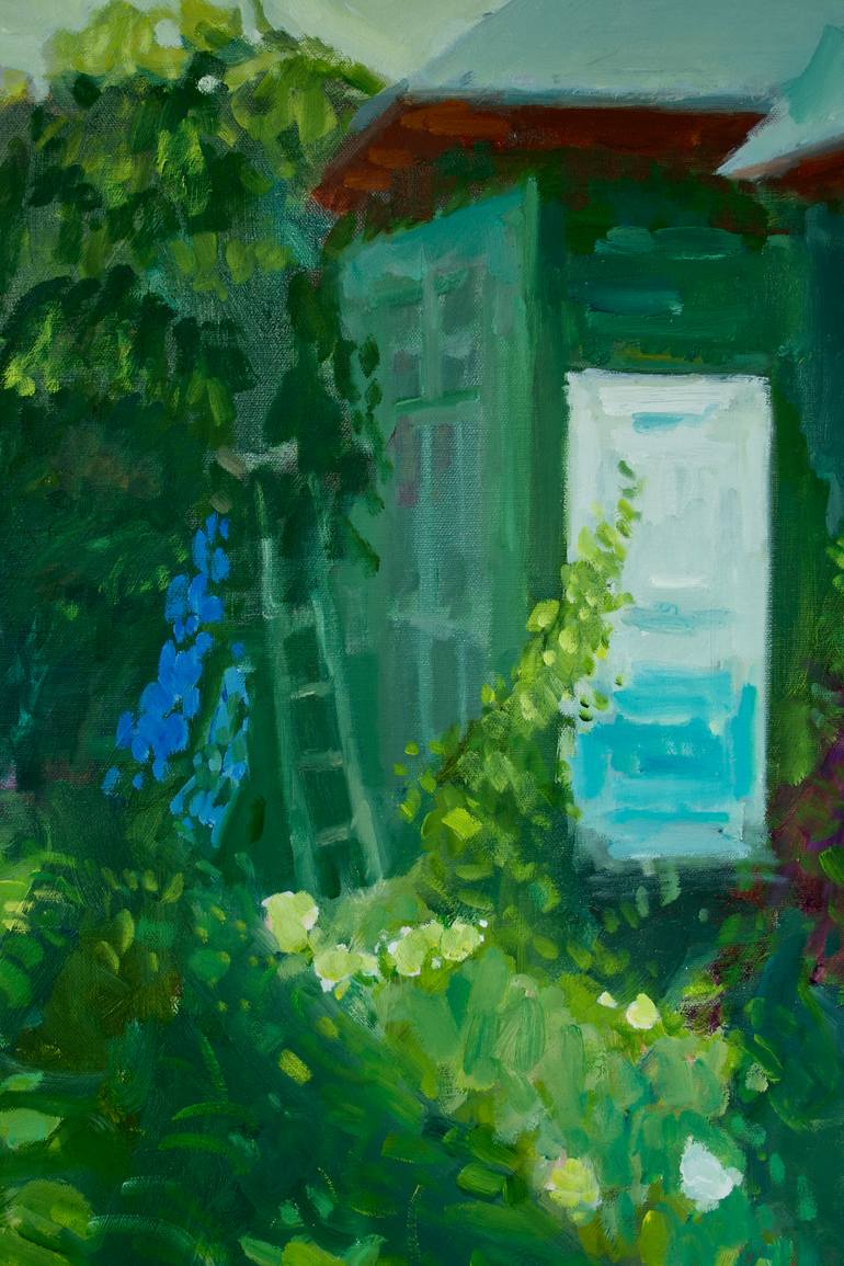 Original Impressionism Landscape Painting by Dumitru Bostan Junior