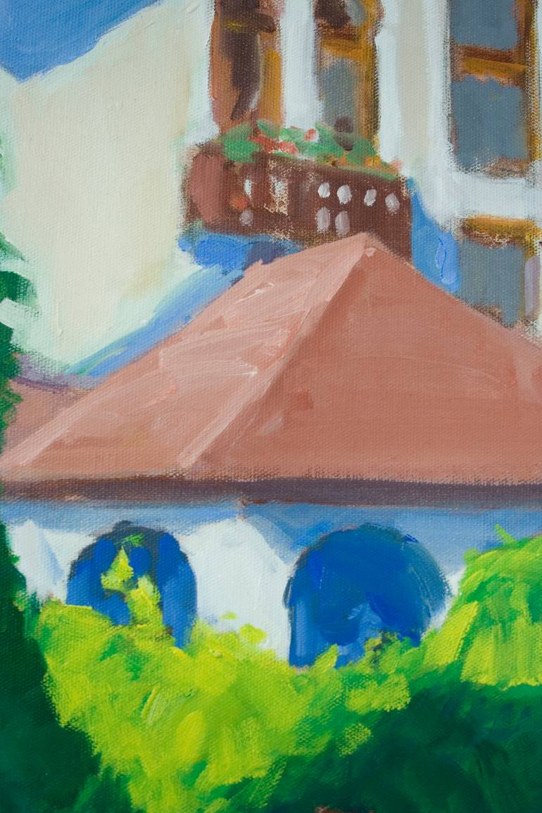 Original Impressionism Landscape Painting by Dumitru Bostan Junior